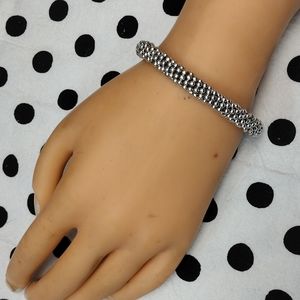 Sterling Silver Beaded Ball Bracelet